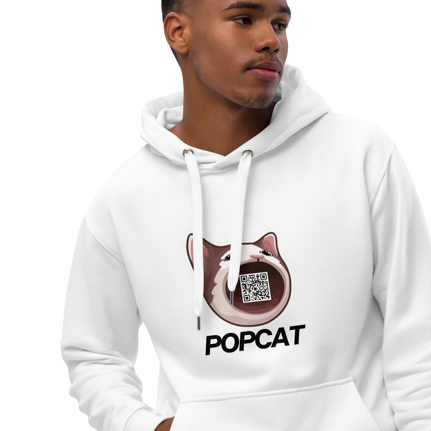 popcat hoodie w/ qr code