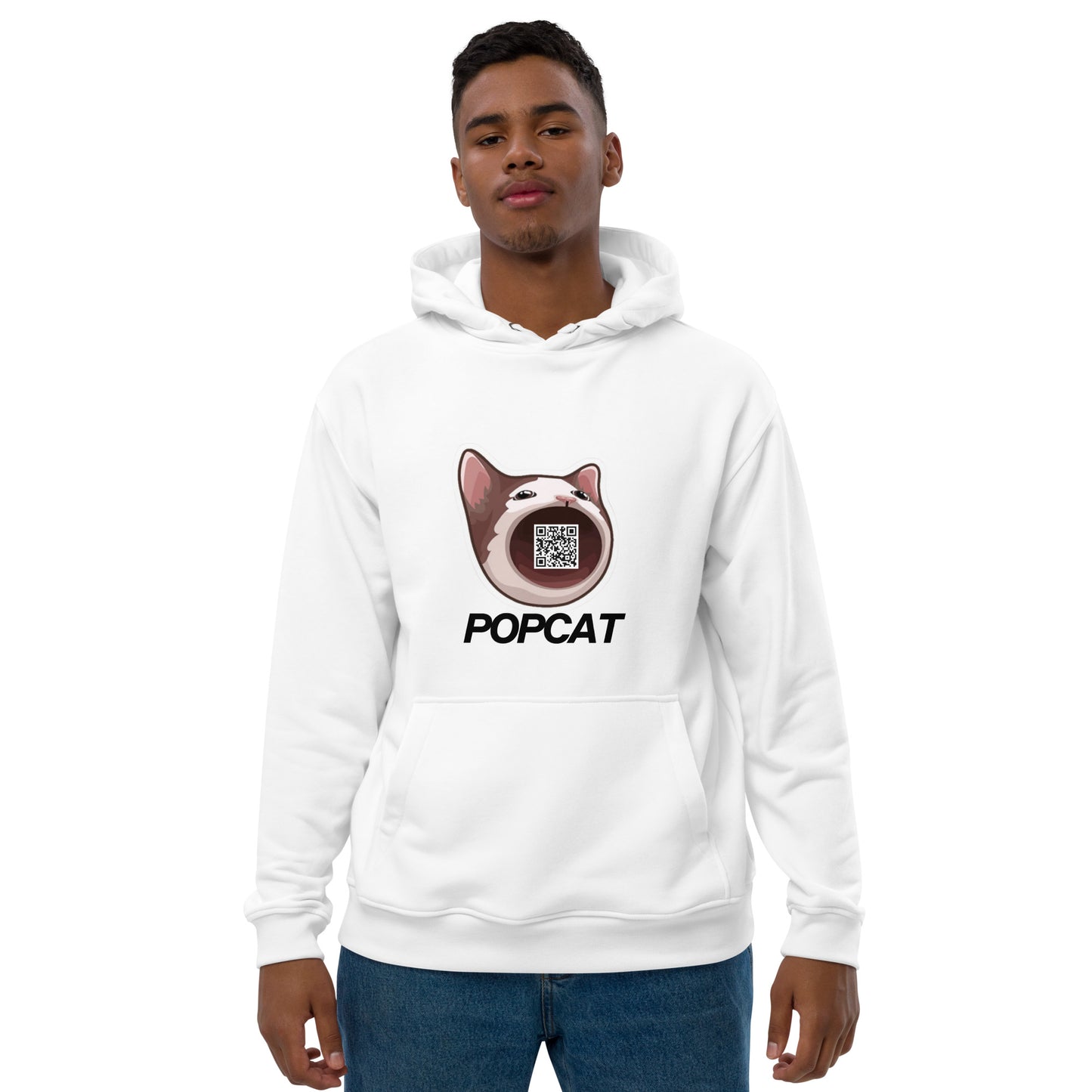 popcat hoodie w/ qr code