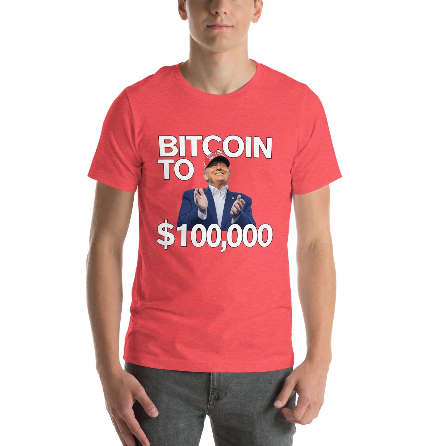 bitcoin to 100k trump shirt