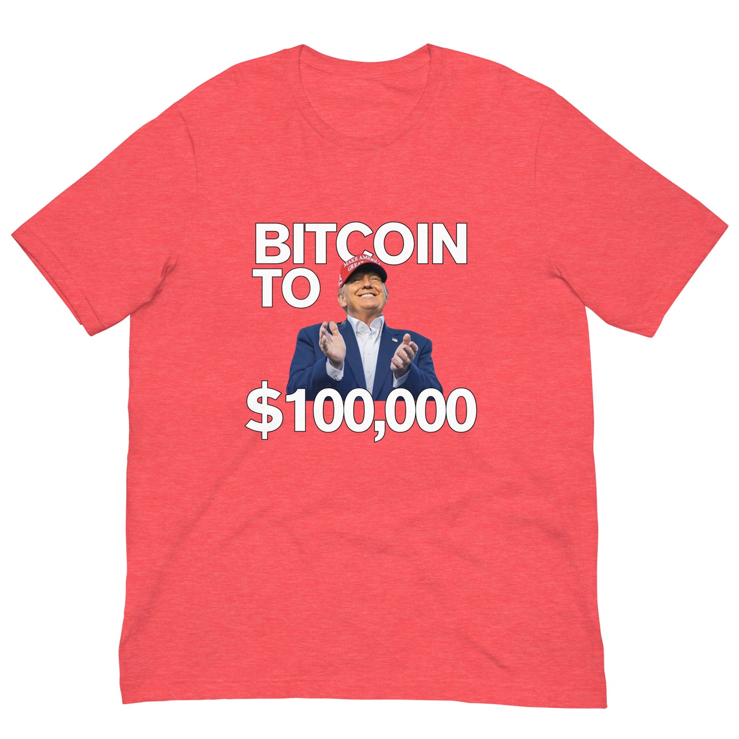 bitcoin to 100k trump shirt