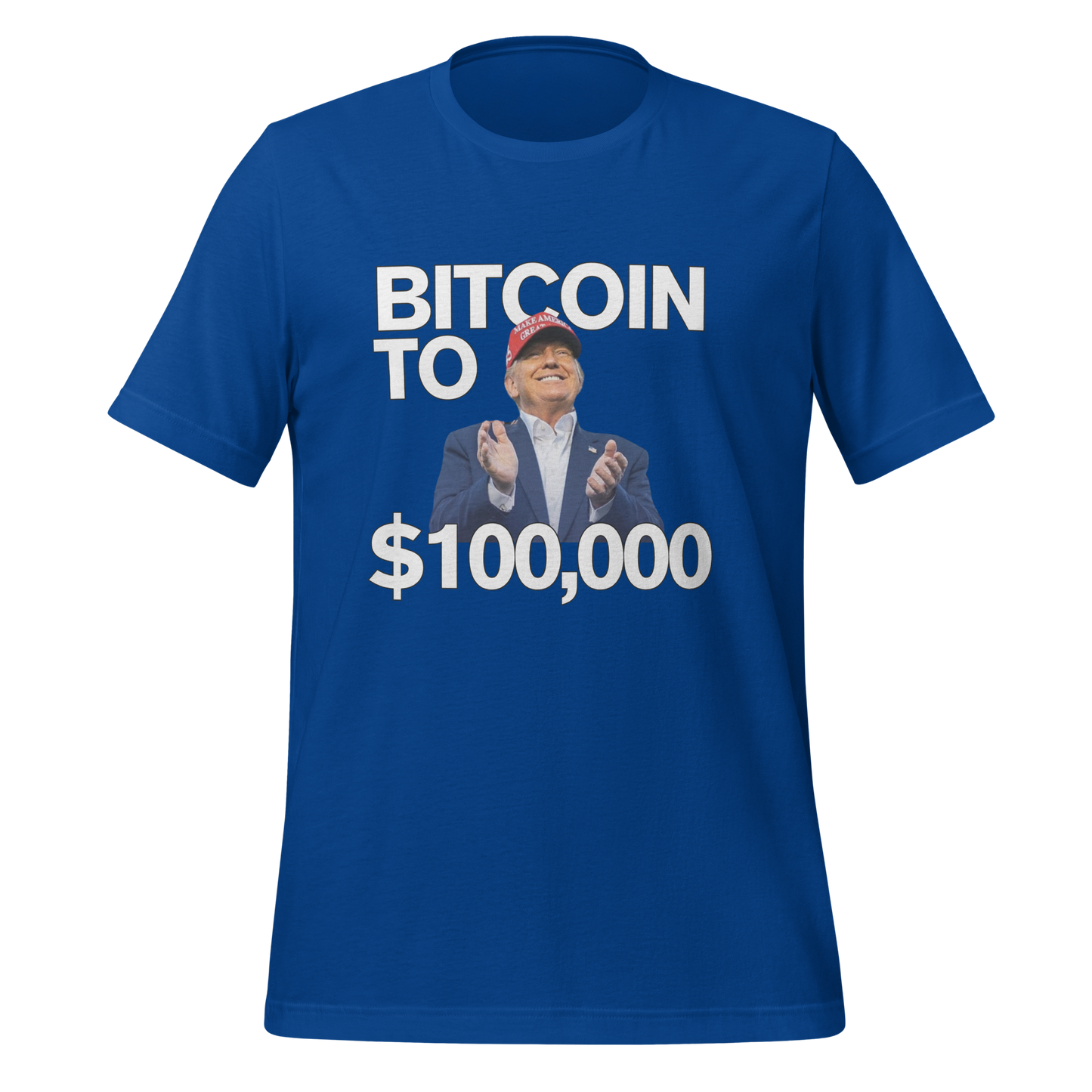 bitcoin to 100k trump shirt